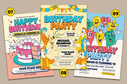Happy Birthday Flyer (15 Assets), a Flyer Template by Graptail (Thumbnail 4 of 6)