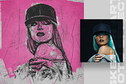 Sketch Art Photo Effects, an Action Add-On by Amorjesu.com (Thumbnail 19 of 31)