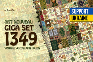 Covers Art Nouveau - giga set