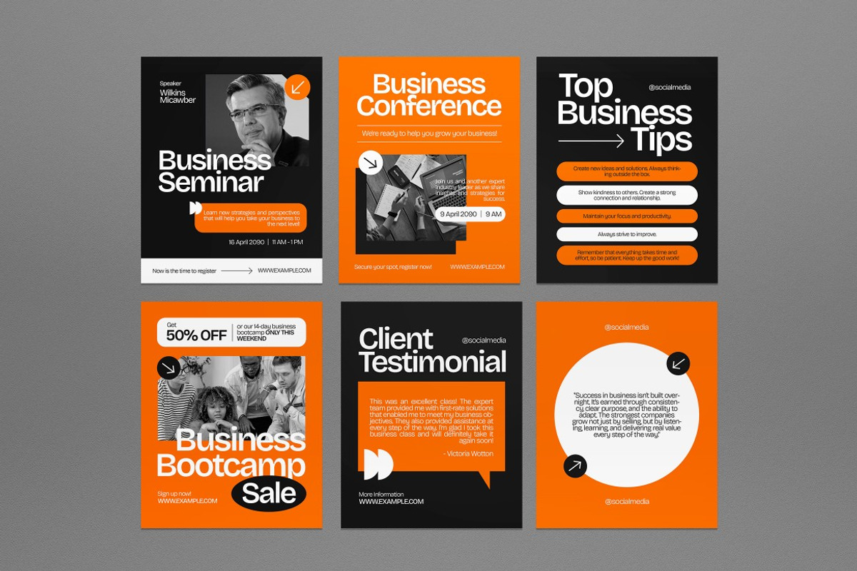 Business Instagram Set, a Social Media Template by graphicook (Photo 2 of 3)