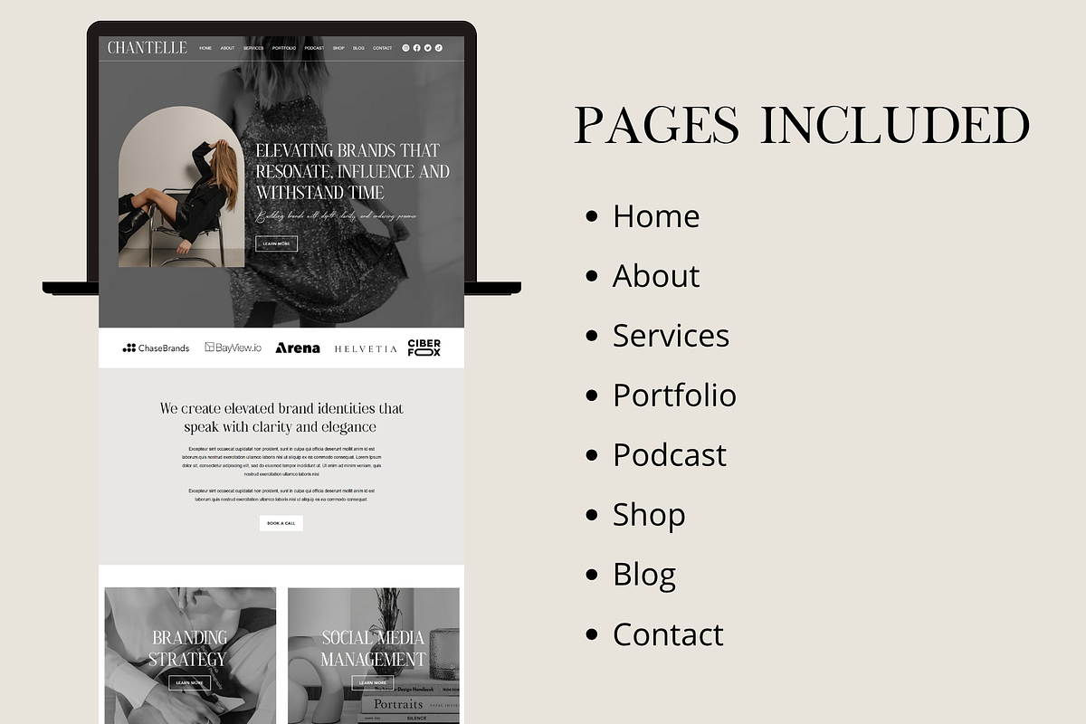 Premium Life Coach Wix Template, a Wix Template by AdvertFox (Photo 3 of 10)