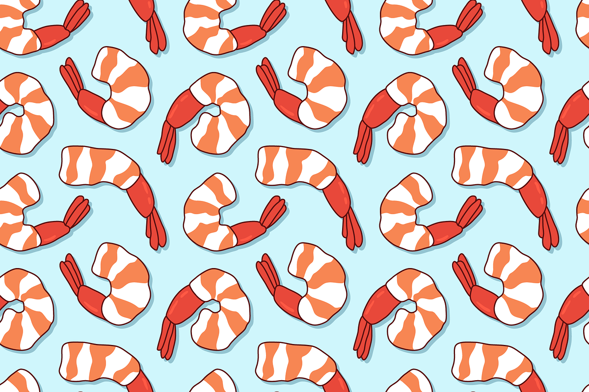 Peeled shimps pattern, an Illustration by Cmeree (Photo 3 of 3)