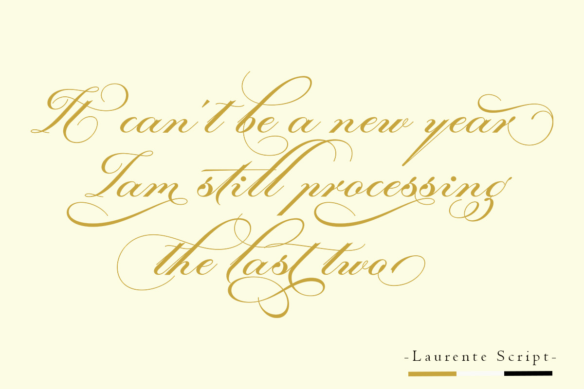 Laurente script, a Script Font by Slex Studio (Photo 3 of 10)