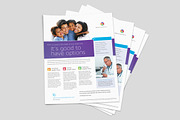 Medical Insurance Flyer Template, a Flyer Template by StockLayouts (Thumbnail 2 of 3)