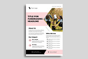 Nonprofit Fundraising Flyer Template, a Print Template by Sharifull11 (Thumbnail 3 of 4)