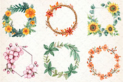 Floral Autumn Frames Clipart, an Illustration by Rose Art (Thumbnail 2 of 4)