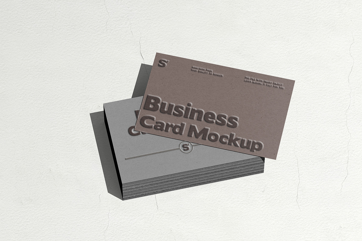 Minimalist Business Card Mockup Set, an Advertising Mockup by pixelmock (Photo 3 of 15)