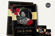 Funeral Program Template I Canva, an Invitation Template by The Social Stuff (Thumbnail 2 of 10)