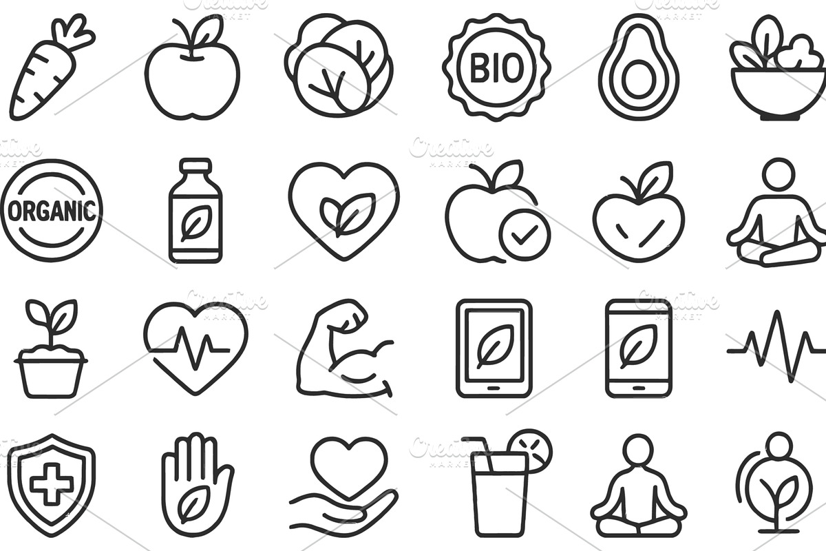 Vector illustration of health and, a Food Illustration by ZinetroN