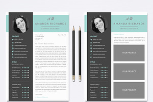 Resume Template 001 For Photoshop