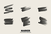 20 Marker Photoshop Brushes, a Brush Add-On by AB-TheDesigner (Thumbnail 3 of 4)