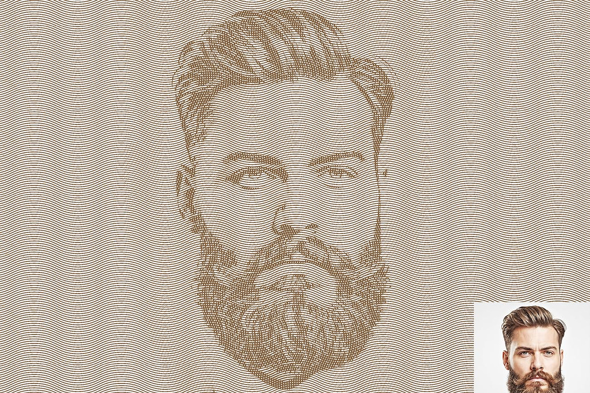 Antique Engraving FX Style Photoshop, a Brushes & More by Studio Retouch (Photo 8 of 14)
