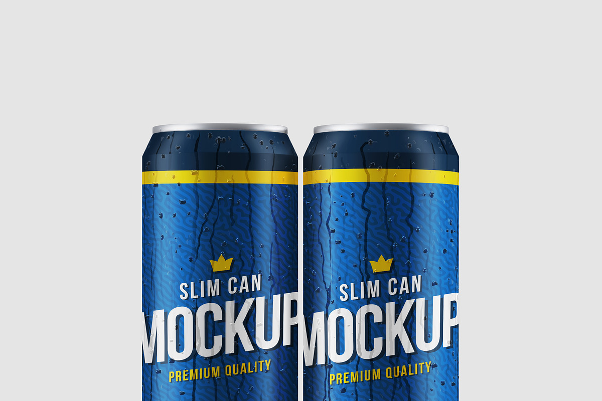 Realistic Slim Can Mock-up, a Print Template by Propex (Photo 11 of 17)