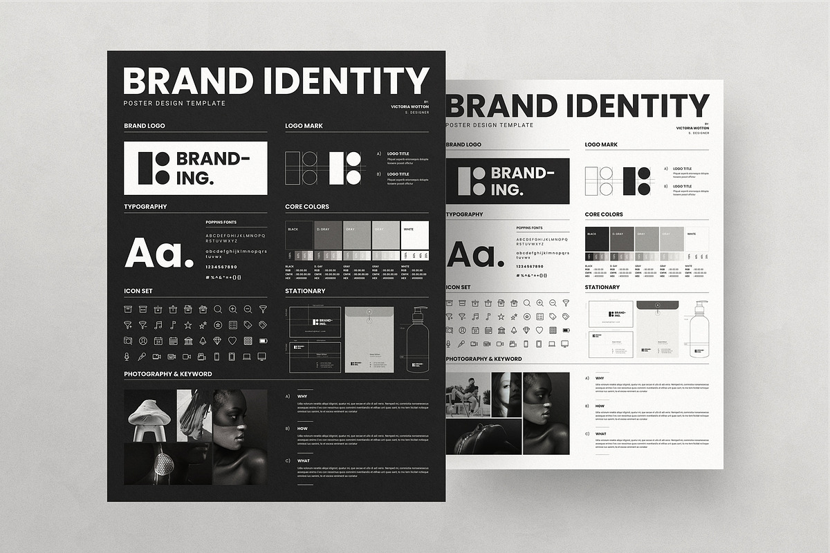 Brand Identity Poster Template, a Poster Template by E-Type (Photo 3 of 3)