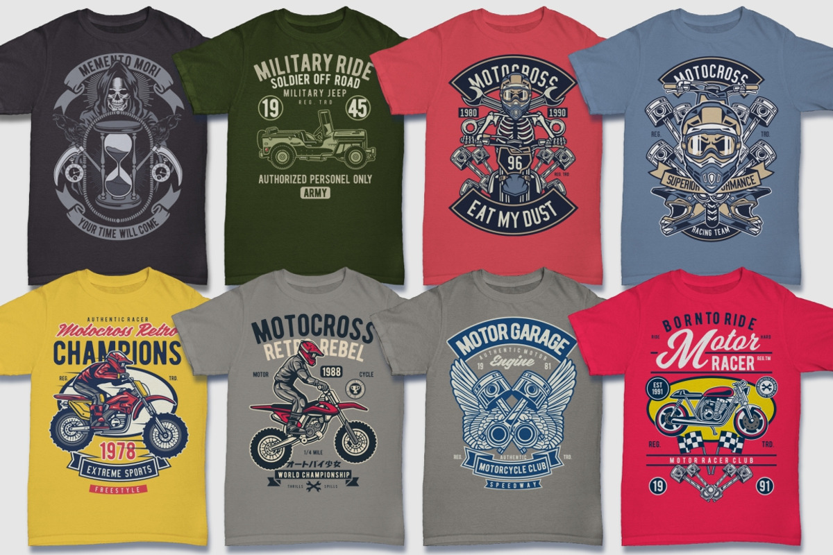 100 Retro Tshirt Designs Bundle, an Education Illustration by roach_graphic (Photo 8 of 14)