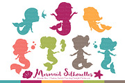 Mermaid Silhouettes in Bohemian, an Illustration by Amanda Ilkov (Thumbnail 1 of 3)