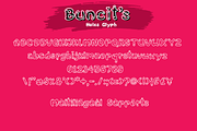 Buncits Cutes Typeface Font 2 Style, a Font by DiosiArt (Thumbnail 9 of 10)