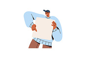 People with blank ad banners set, an Illustration by PaperTrident (Thumbnail 10 of 17)