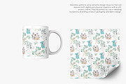 blue koala seamless pattern, a Pattern Graphic by Pink Studio Art (Thumbnail 3 of 5)