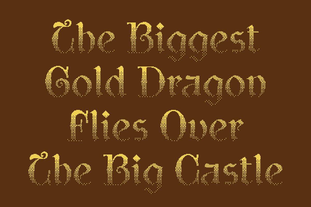 CS Rupinder Halfpixel, a Serif Font by Craft Supply Co. (Photo 6 of 8)