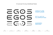 Egos-Futuristic Sci-Fi Display Font, a Sans Serif Font by Linecreative (Thumbnail 10 of 10)