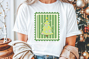 Christmas Tree Coquette Stamps png, an Illustration by Libby Wishes (Thumbnail 2 of 5)