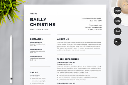 Resume / CV, a Resume Template by Aspect_Studio
