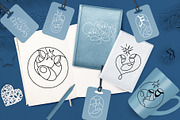 Merry Christmas Nativity Logo SVG, an Object Graphic by Happy Letters (Thumbnail 2 of 7)