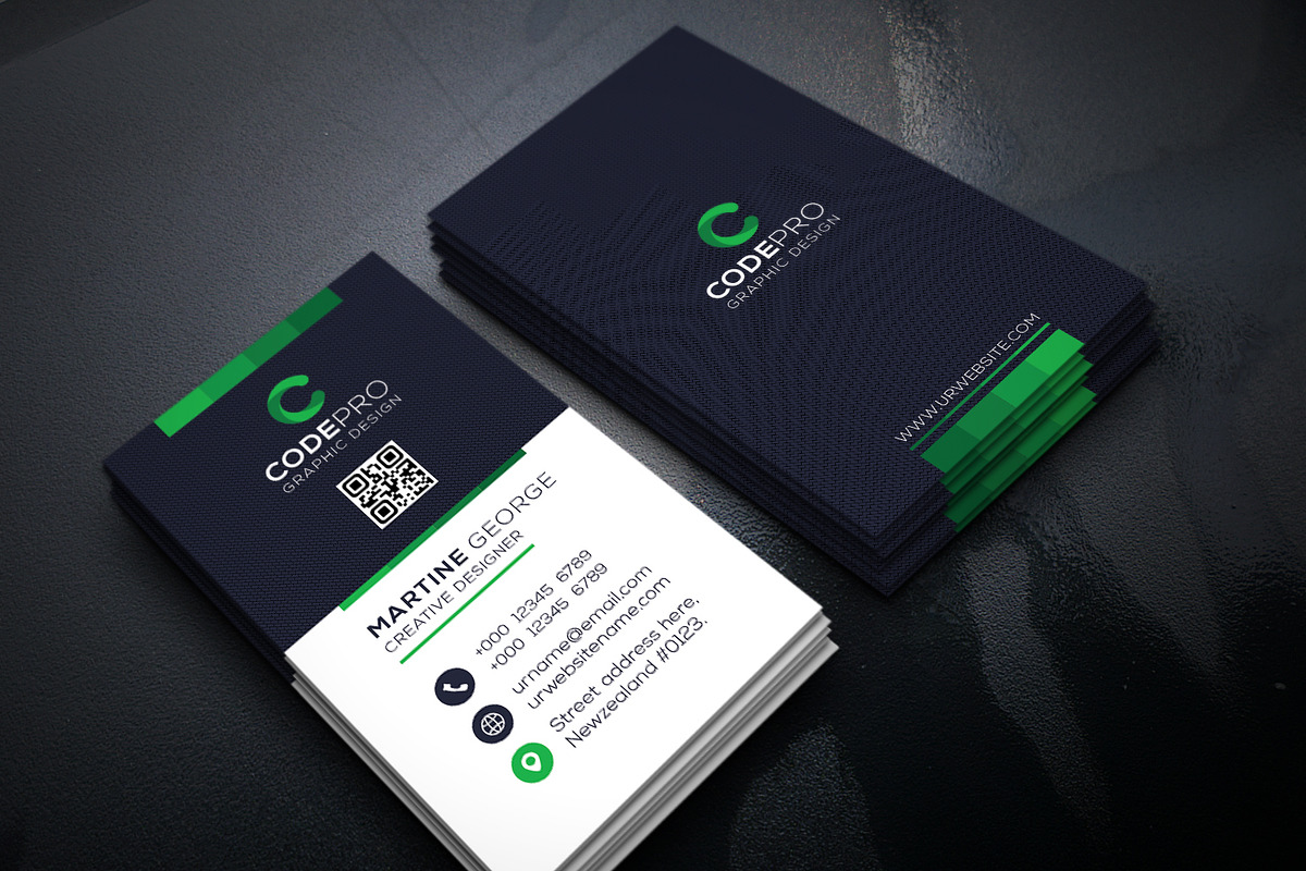 2 in1 Business Card, a Business Card Template by Creative_Arts