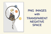 Vintage Holiday Graphics, an Illustration by Blue Line Design (Thumbnail 2 of 15)
