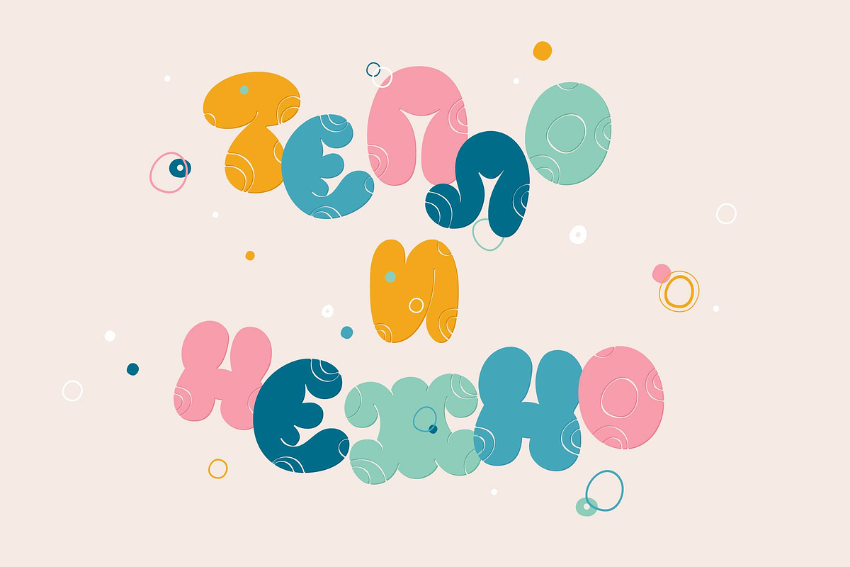 HUMOR playful font family, a Script Font by Anna Zakharchenko (Photo 12 of 21)