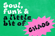 Funky Blob Font, a Sans Serif Font by Handmadefont (Thumbnail 3 of 17)