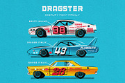 DRAGSTER FONT FAMILY, a Script Font by Price Foundry (Thumbnail 6 of 6)