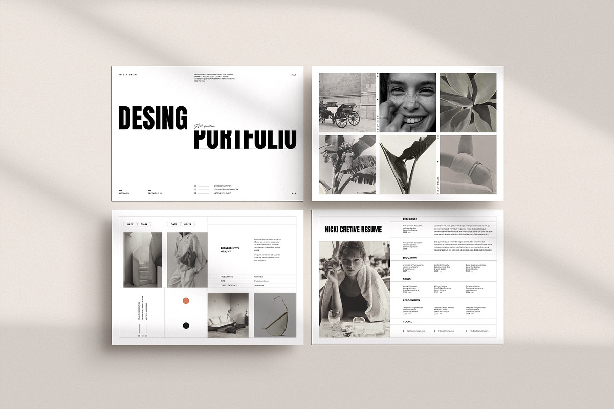 CANVA | Design Portfolio Template, a Brochure Template by S A N D Y (Photo 4 of 13)