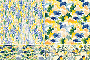 Modern Floral Seamless Patterns, a Pattern Graphic by Maishop (Thumbnail 3 of 8)