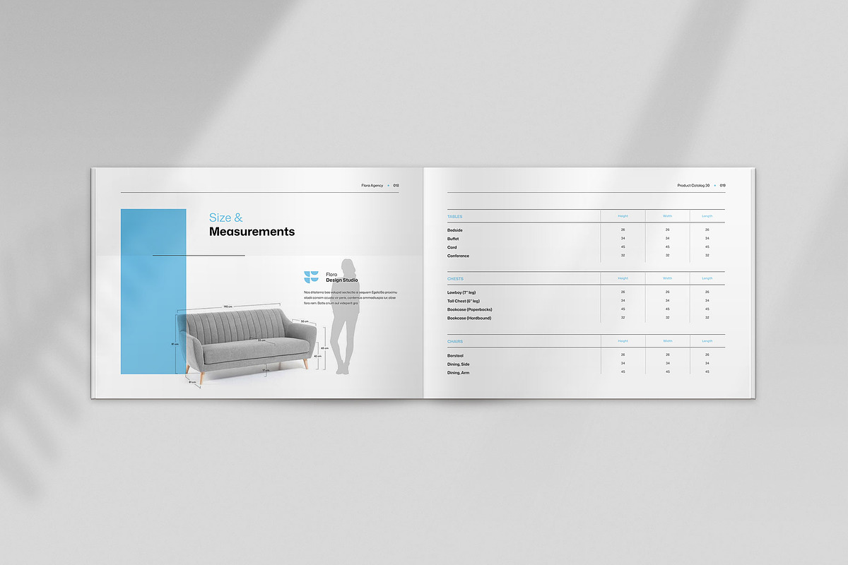 **FLORA | Product Catalog Template**, a Brochure Template by KreateTribe (Photo 7 of 9)
