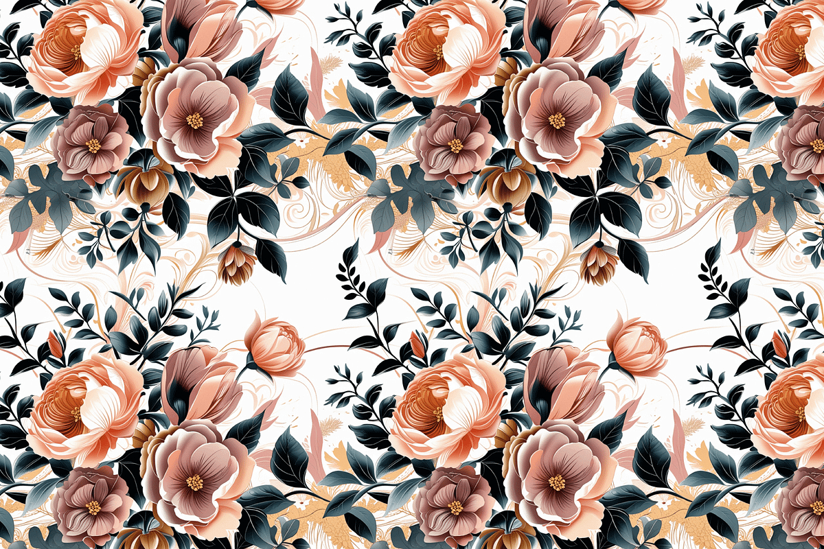 Tea Rose - Floral Patterns, a Pattern Graphic by Art Sproot (Photo 7 of 8)