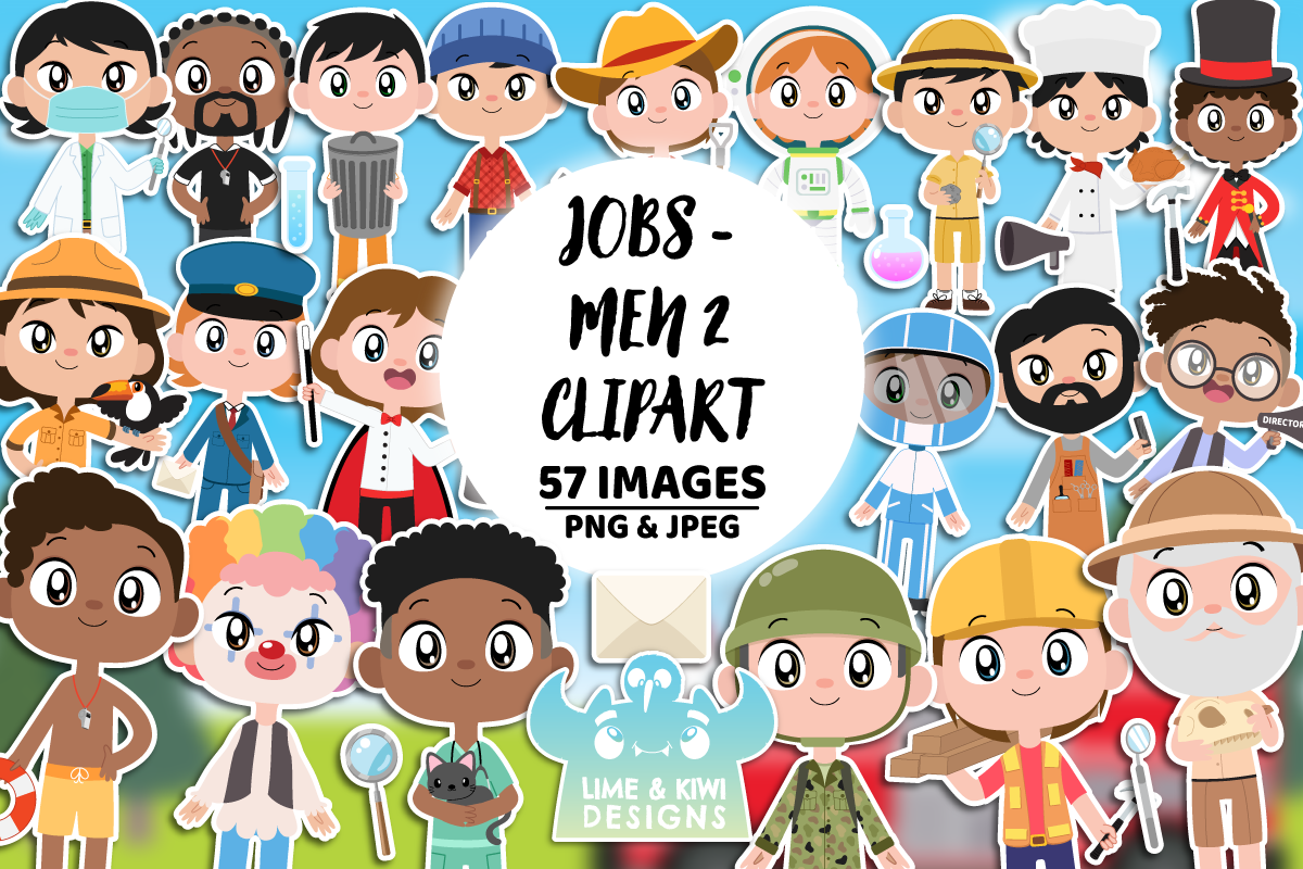 Woman and Men Jobs Bundle 1, a Person Illustration by Lime & Kiwi Designs (Photo 5 of 5)