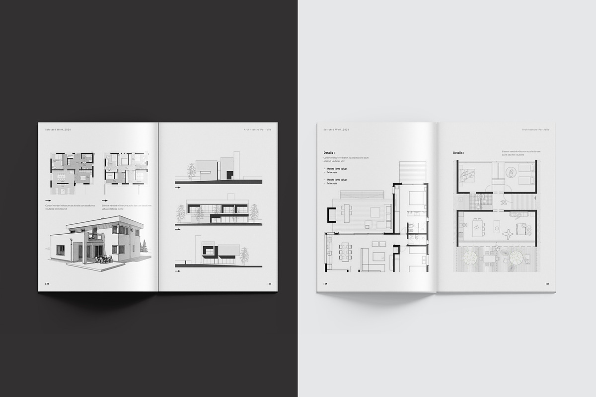 Architecture Portfolio Template, a Brochure Template by StyleArt (Photo 11 of 24)