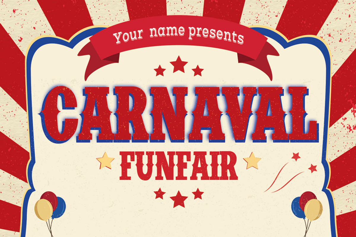 Carnival Fun Fair Flyer Poster, a Flyer Template by Artolus (Photo 4 of 4)