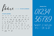 Beauty Indramayu, a Handwritten Font by Differentialtype (Thumbnail 6 of 6)