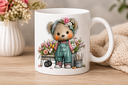 Pastel Watercolor Teddy Bear Clipart, a Seasonal Illustration by CreationArt (Thumbnail 2 of 7)