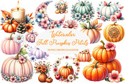 Autumn Fall Clipart Pumpkin Petals, an Illustration by Daily.Designs (Thumbnail 1 of 4)