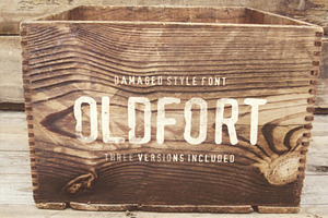 Old Fort Damaged Style Display Font