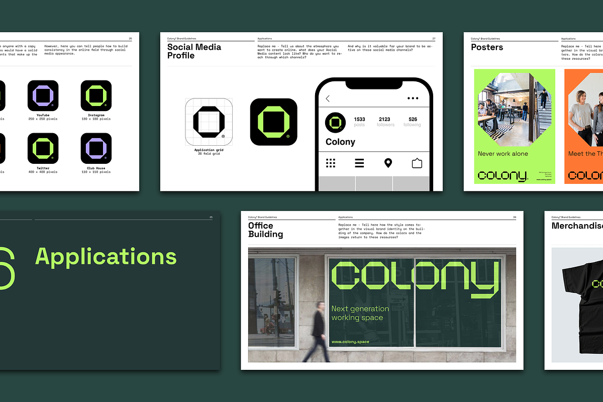 Brand Guidelines Template, a Presentation Template by Typefool's Shop (Photo 5 of 11)