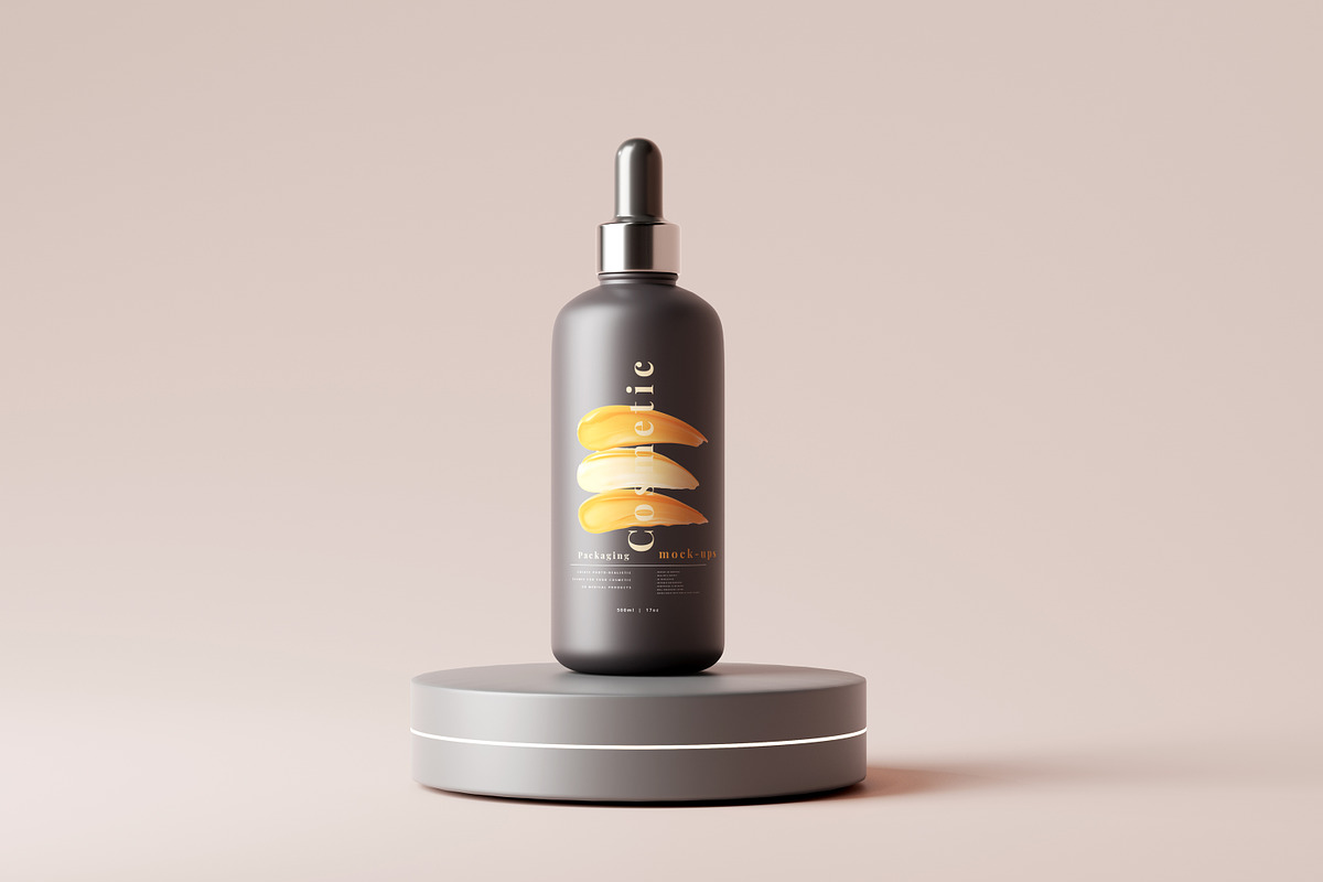 Dropper or Serum Bottle Mockups, a Cups & Container Mockup by pmvch (Photo 6 of 11)