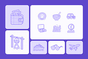 95 Travel and Leisure Icons, a Duotone Icon by Prosymbols (Thumbnail 8 of 10)