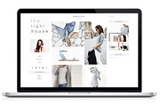 Responsive WP Theme - Lighthouse, a WordPress Template by Light Morango (Thumbnail 1 of 4)