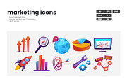 Marketing Icon Pack, a Duotone Icon by erifqizeicon (Thumbnail 1 of 3)