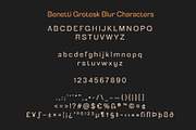 Benetti Grotesk Blur, a Sans Serif Font by Craft Supply Co. (Thumbnail 8 of 8)
